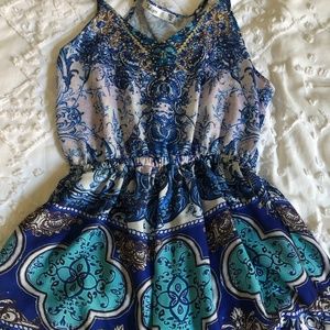 Tulips size 10 sequin playsuit